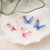 Dreamy Forest Butterfly Pearl Stud Earrings – Elegant, Retro, and Sweet for Women