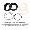 Stainless Steel, Rubber Bicycle Front Fork Oil Seal Kit  Damper Oil Maintenance