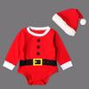 Baby Jumpsuit and Santa Hat Merry Christmas