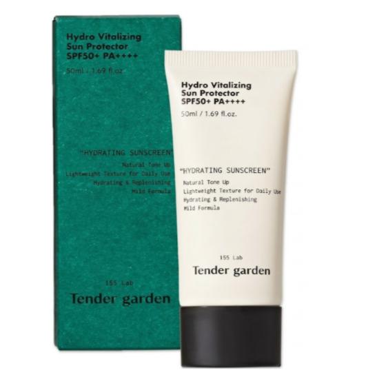 Tender Garden Гидро-Витализирующий Солнцезащитный Крем SPF50+ PA++++ 50 мл Увлажняющий Ежедневный Солнцезащитный Крем Vitalizing Sun Protector 1