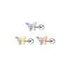 Dieuamour Butterfly Cubic Surgical Piercing 3 Colors