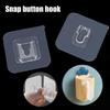 50PCS/30PCS/20PCS/10PCS/5PCS - Non Drilling Adhesive Hook Multifunctional Auxiliary Hook Suitable for Glass Windows, Home Kitc