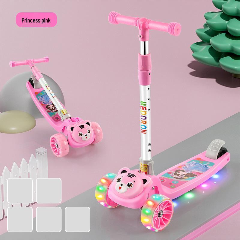 3-in-1 Children's Scooter with Seat for Ages 1-12, Suitable for Boys and Girls