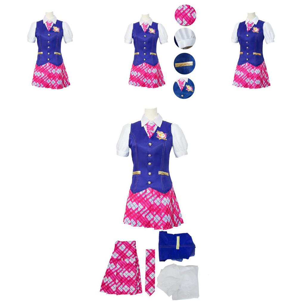 Barbie Charm Princess School Uniform Cosplay Costume For Women