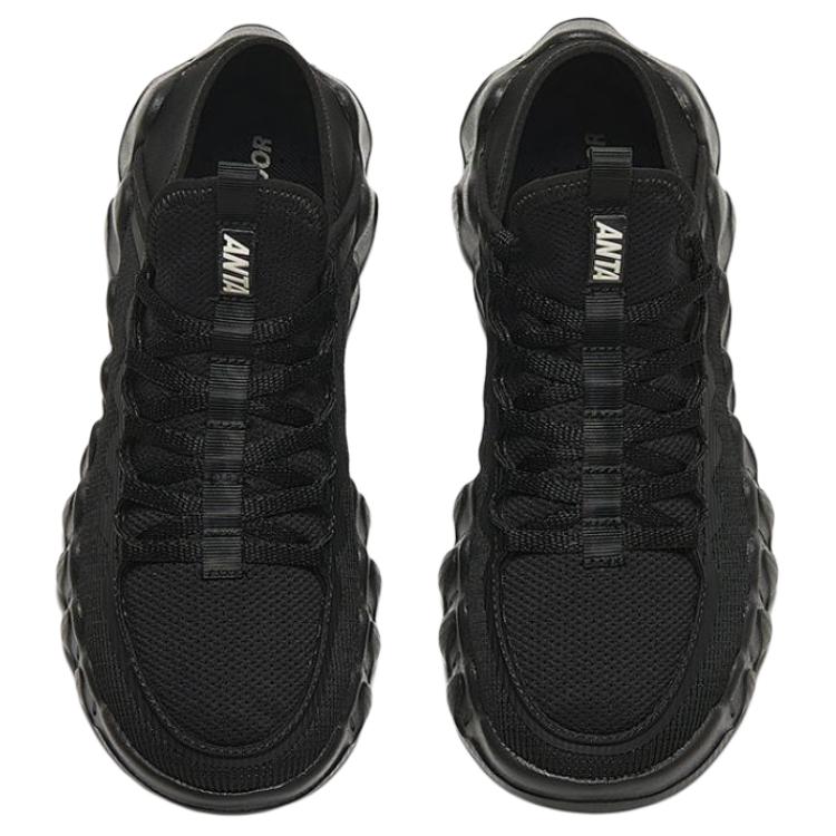 Anta Shock Absorbing Non-Slip Low-Top Casual Shoes Women sneakers Black 122426602-1