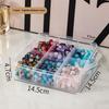 1/2/3/4 Tier Transparent Adjustable Stackable Compartment Slot Plastic Storage Box For Organizing Toys Jewelry Accessories