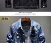 Men's Slim Fit Retro Denim Jacket - Korean Style, Plus Size, Spring & Autumn Trend