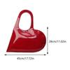 2025 Luxury Design Women's Bag Peach Heart Fashion Shoulder Bags High-end PU Leather Top Hand Bag Summer Love Shaped Tote Purses