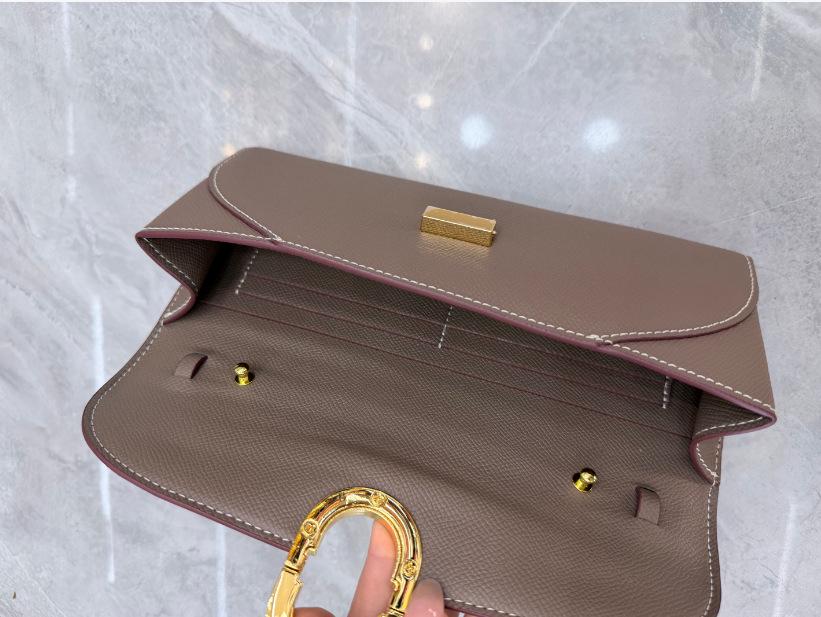 2026 Fashion Palm Print Pig Nose Leather Wallet & Crossbody Bag for Women