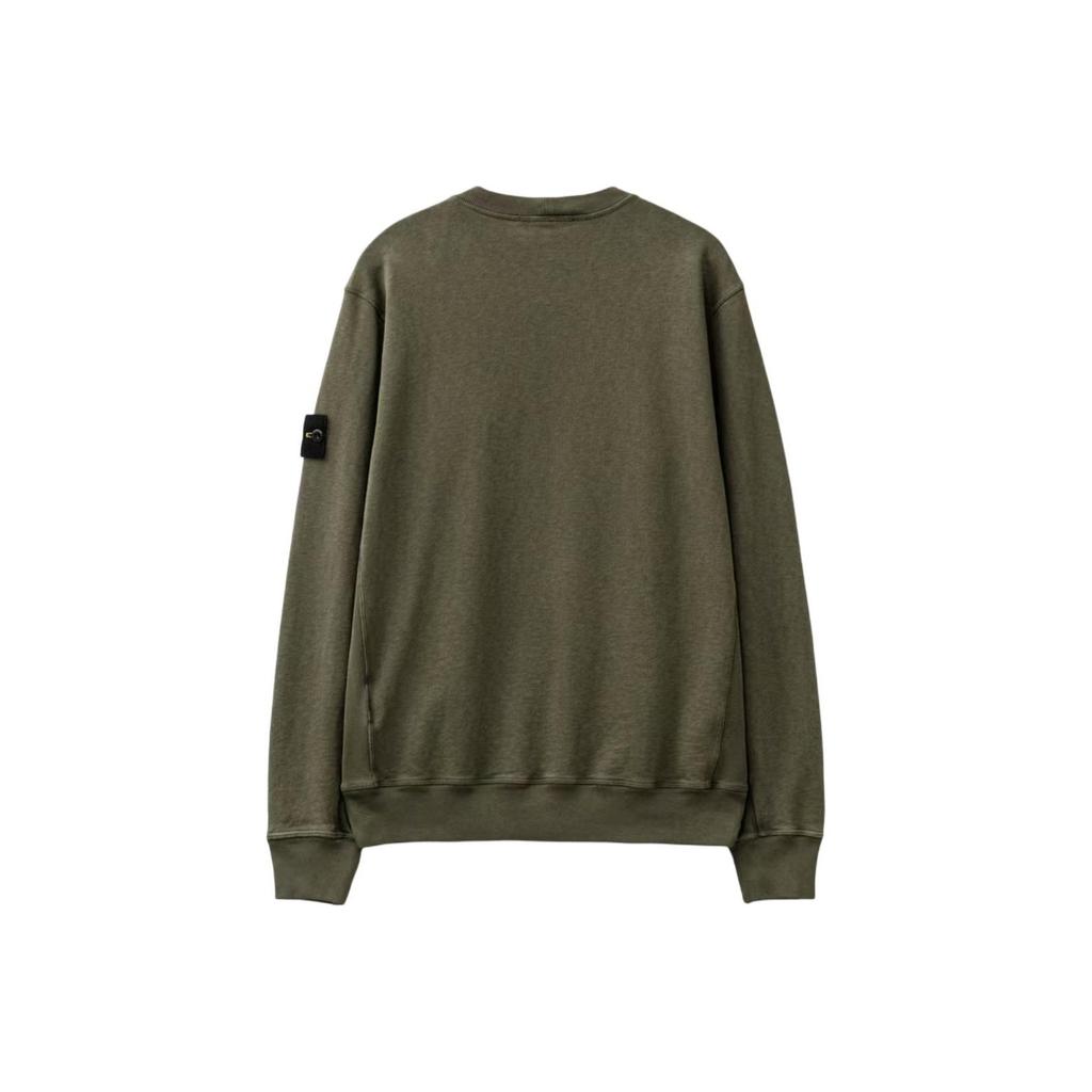 STONE ISLAND SS25 Vintage-Waschung Used Look Rundhals-Sweatshirt Herren Sweatshirt K1S156100020S0060-V0154
