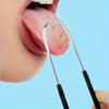 1-piece Reusable Stainless Steel Tongue Cleaner, Tongue Scraper, Tongue Care Tool with Comfort Grip Design