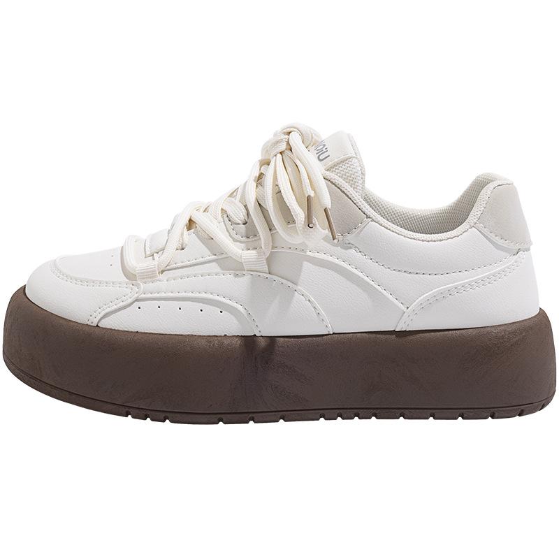 Global ZHQ3035 original little white shoes women's 2025 spring super fire new shoes women's casual platform versatile board shoes