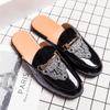 Sandali Mocassini Pantofole Designer di Lusso da Uomo per Maschio Multicolore Scarpe Mezze per Uomo Scarpe Casual Uomo Slip-on Piatte Zoccoli