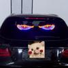 2-Piece Devil's Eye Car LED Light, Truck Devil's Eye Light USB Powered Decorative Light, No Wired Ambient Light, Cool Vehicle Display Light