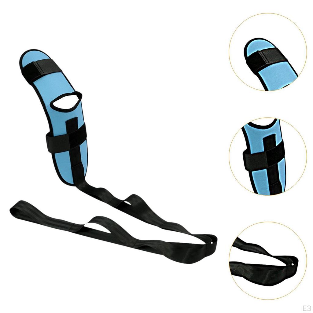 Stretch Strap with Loops Exercise Stretcher for Foot and Calf Non Elastic Yoga Ballet Dance