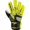 Reuch Attract Solid Junior Soccer Goalkeeper 25SS Yellow 5 5562515 Gloves, Keyte, [5562515-7752] [7752] Black/Safety