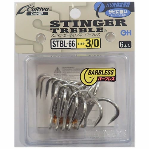 

OWNER Triple Hook STBL-66 Stinger Triple Hook 3/0 No. 11545