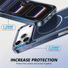 For iPhone 17 Air 16 Pro Max 15 14 13 12 For Magsafe Magnetic Case Shockproof Hard Wireless Charging Shockproof Back Cover Funda