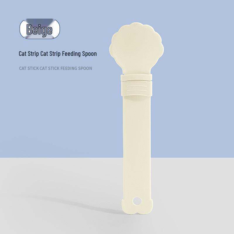 Leak-Proof Cat Treat Feeder Spoon - Spill-Proof and Easy to Use