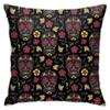 Halloween horror skull pumpkin bat cushion is suitable for home living room sofa bedroom room decoration
