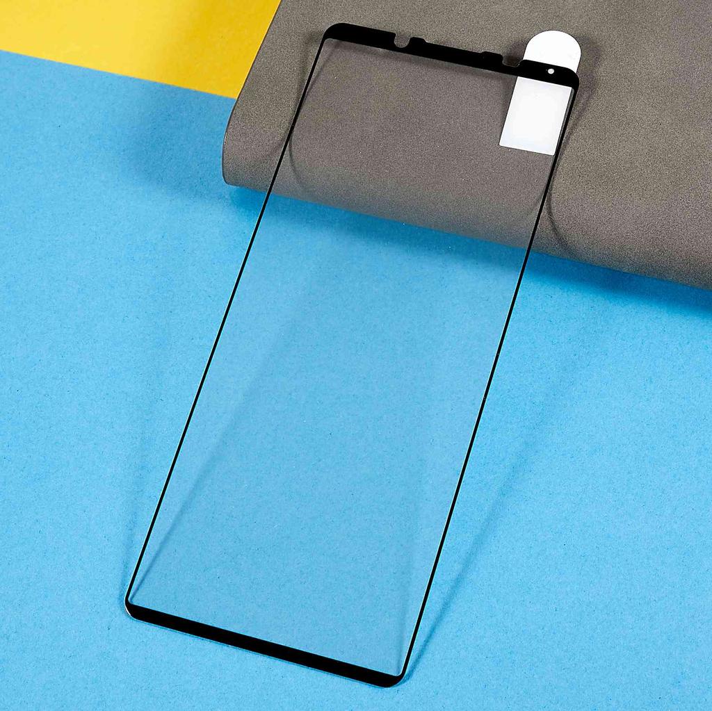 Screen Protector For Sony Xperia 5 IV 5G,HD Full Covering Sensitive Touch Full Glue Silk Printing Tempered Glass Film