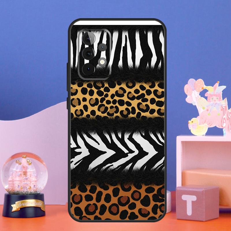 

Tiger leopard print panther Case For Samsung Galaxy A14 A24 A34 A54 A15 A25 A12 A22 A32 A52 A51 A71 A13 A33 A53 Cover Samsung A32 4G