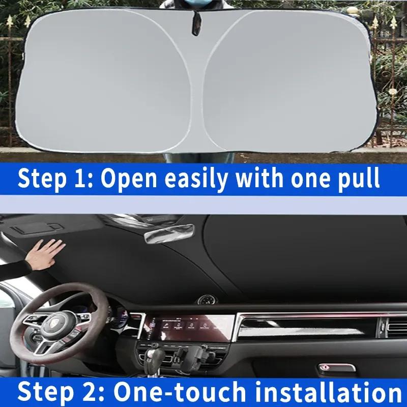 For Volkswagen VW ID UNYX 06 2025 2026 Car Sun Visor Auto Front Windshield Sunshade Heat Ulation Summer Cooling Accessories