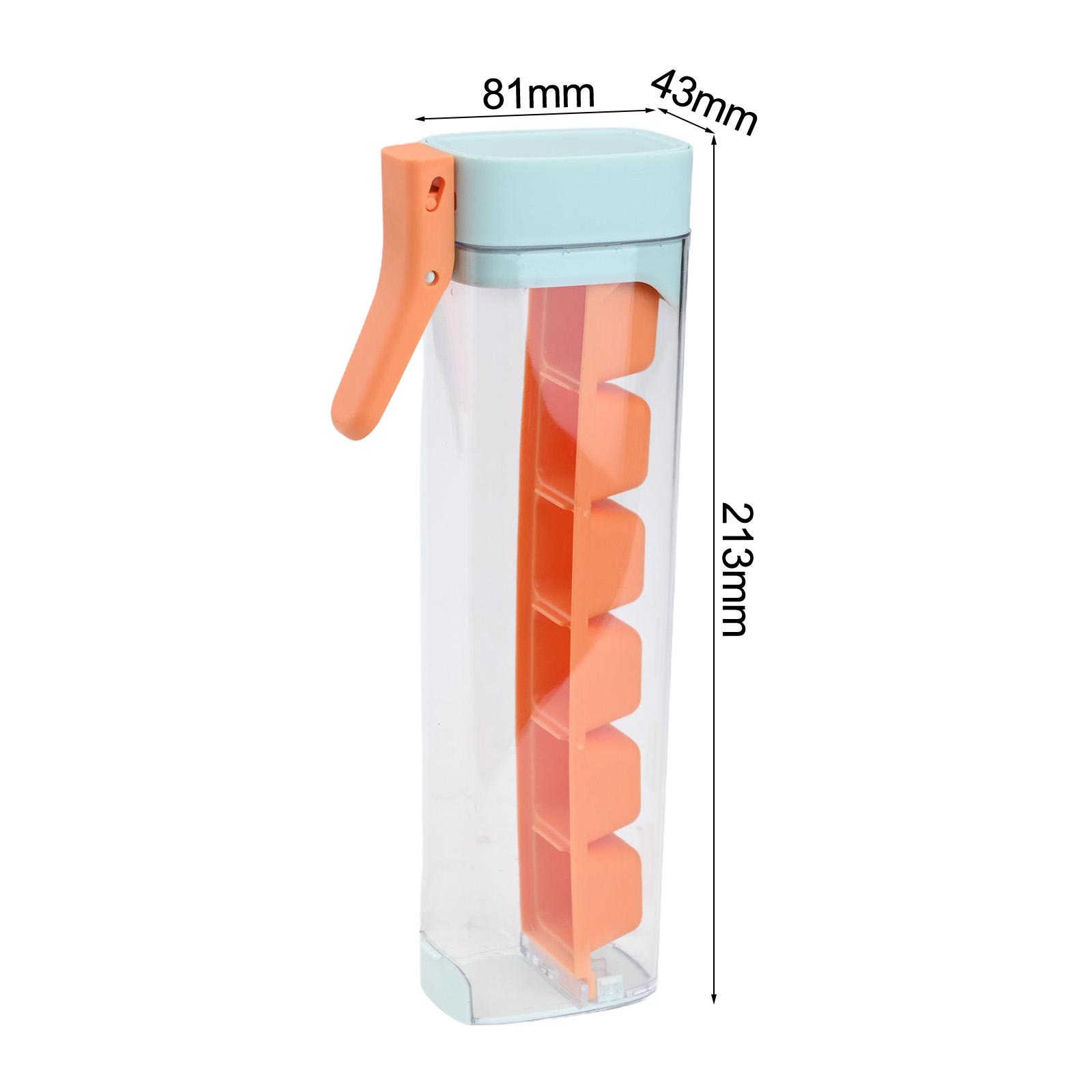 

Compact Ice Cube Maker for Cocktails and Beverages Easily Freeze Fruits For Whiskey and Iced Coffee with 6 Cube Capacity