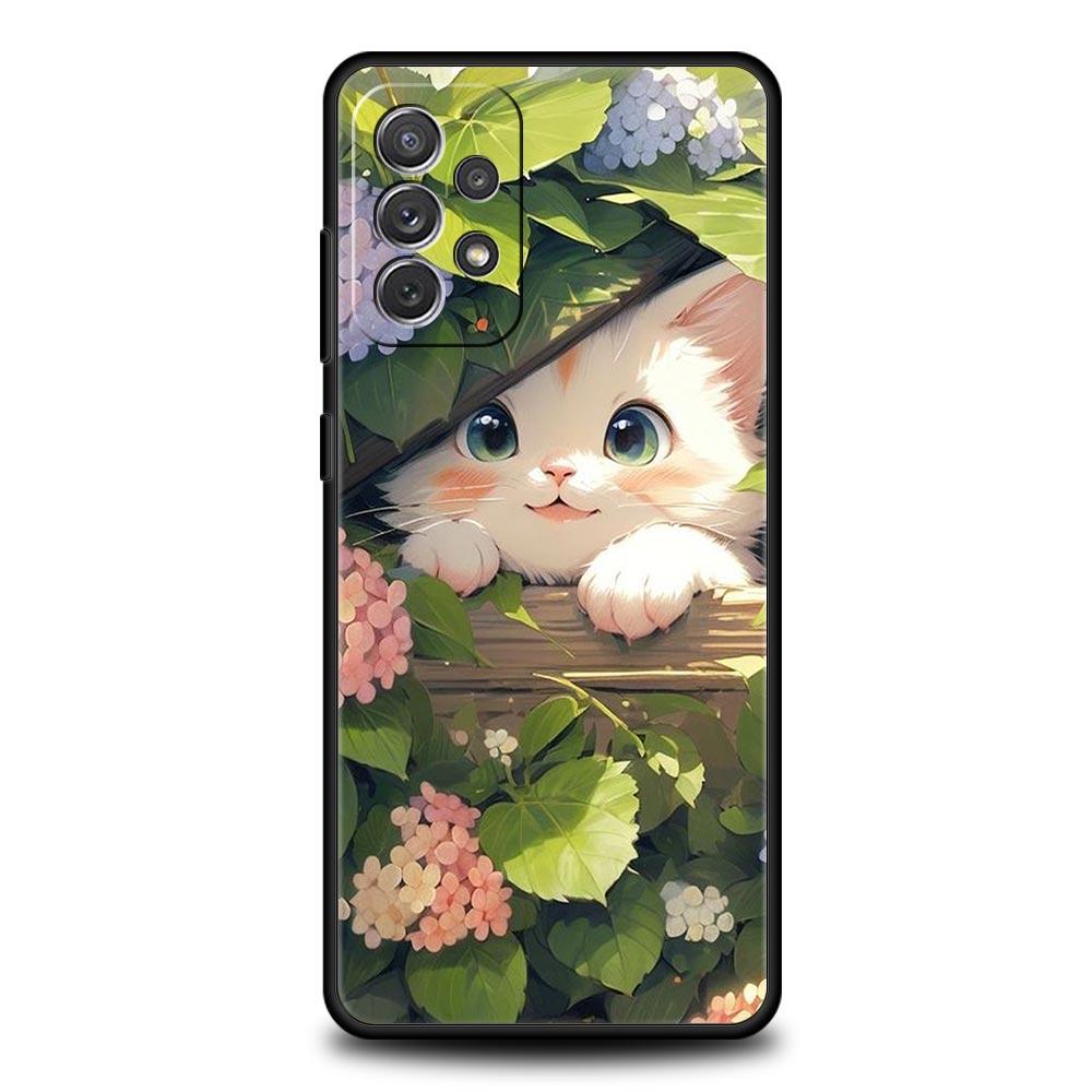 Daily Life of Cats Phone Case For Samsung Galaxy A17 A07 A55 A35 A25 A15 A05s A33 5G A31 A23 A21s A13 A41 A73 A53 A51 A71 Cover