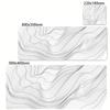 Large Black and White Art Mouse Pad Pc Gamer Mousepad Mat White Desk Mat Strata Liquid Mausepad Computer Keyboard Big Table Mat