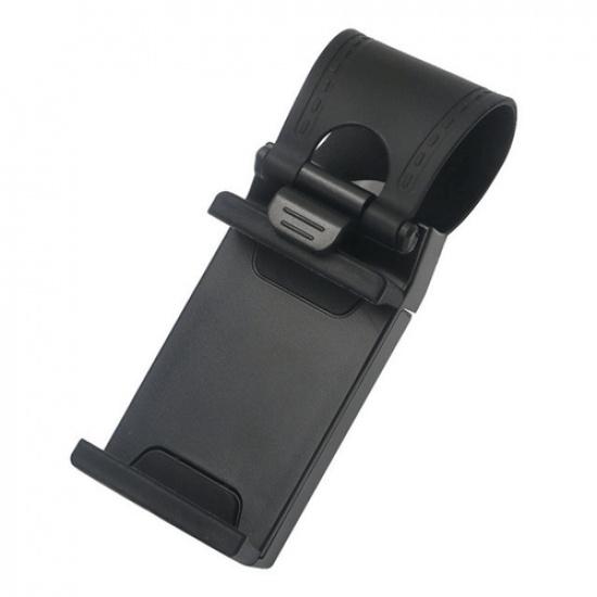 Car Steering Wheel Bike Clip Mount Holder Stand Cradle for Mobile Cell Phone GPS