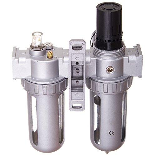 Pressure Reducer Filter 2 MICRONS Dehydrator Lubricator 1/2 for Compressor