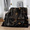 1pc Moon Printing Lightweight Flannel Blanket, Comfortable and Warm Blanket, for Camping Sofa Bed and Couch Office, Gift