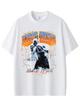 T-shirt Graphique Roi de l'Arène Mike Tyson Unisexe Unisexe Hip Hop Vintage T-shirt Unisexe Fitness Gym Respirant Coton Pur T-shirts