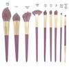 Cangzhou Purple Makeup Brush Set – Includes Soft Hair Eye Shadow, Loose Powder, Concealer, and Beauty Brushes.