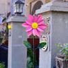 Metal Garden Windmill Spinner Rotating Flower Pinwheel Crafts Flower Climbing Support  Courtyard