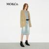 MO&Co. Women's V-Neck Mohair Blend Knit Cardigan