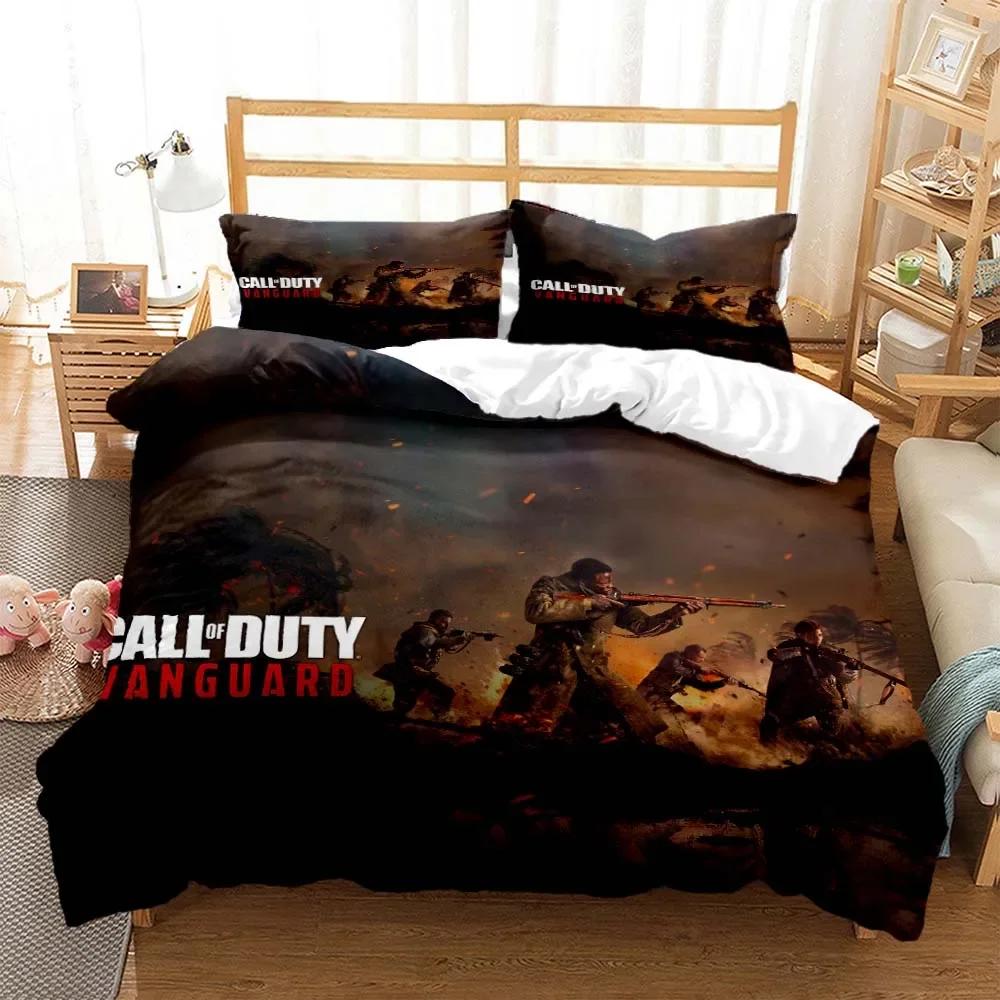 3D Game Call of Duty Gamer HD printed bedding Queen bedding set  Customized King size bedding set Soft and comfortable