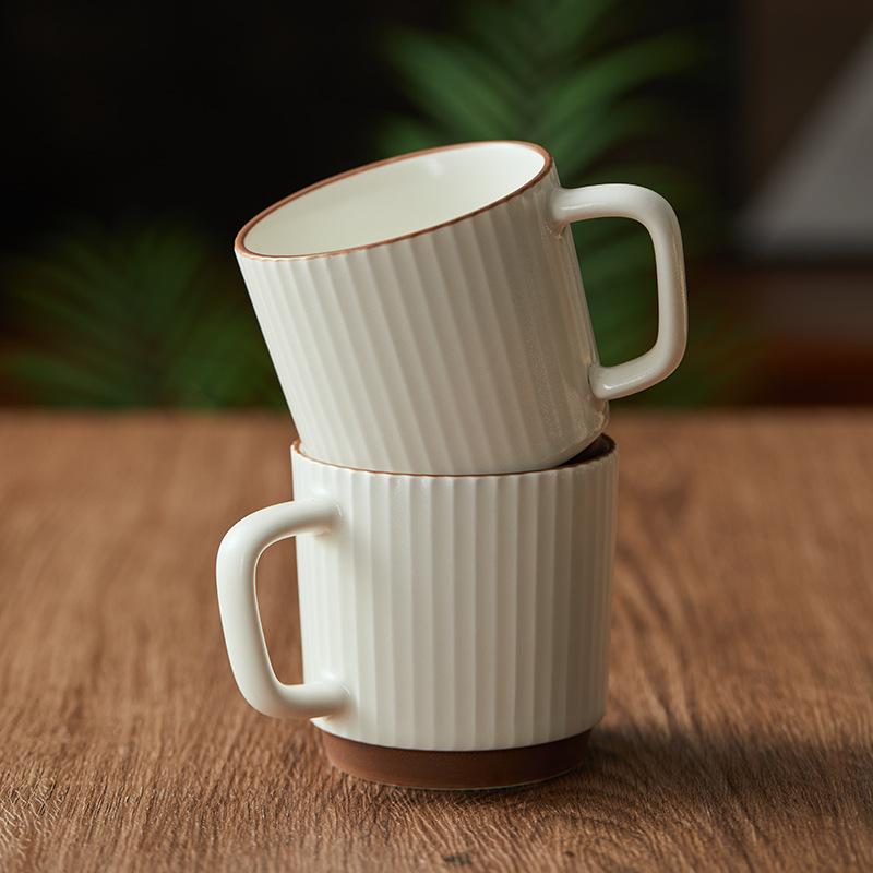 Ceramic Household Water Cup Creative Cup Simple Office Cup High Value Coffee Cup