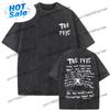 Washed Vintage The 1975 About You Print Tshirt Being Funny In A Foreign Language Album Tshirt Men Women Hip Hop Casual T Shirt