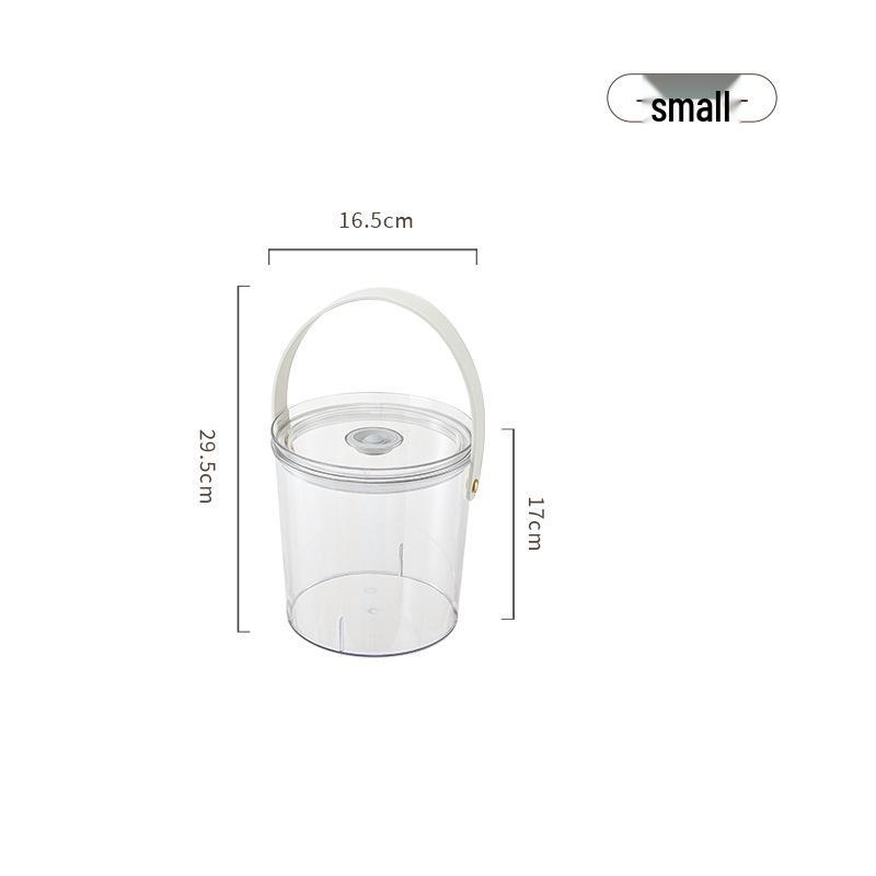 Large, Stackable, Moisture-Proof Rice Storage Bin with Sealable Lid