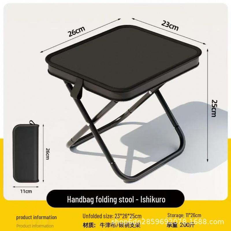 Portable Moon Chair: Outdoor Four-Fold Recliner & Footrest for Camping, Picnic, Fishing
