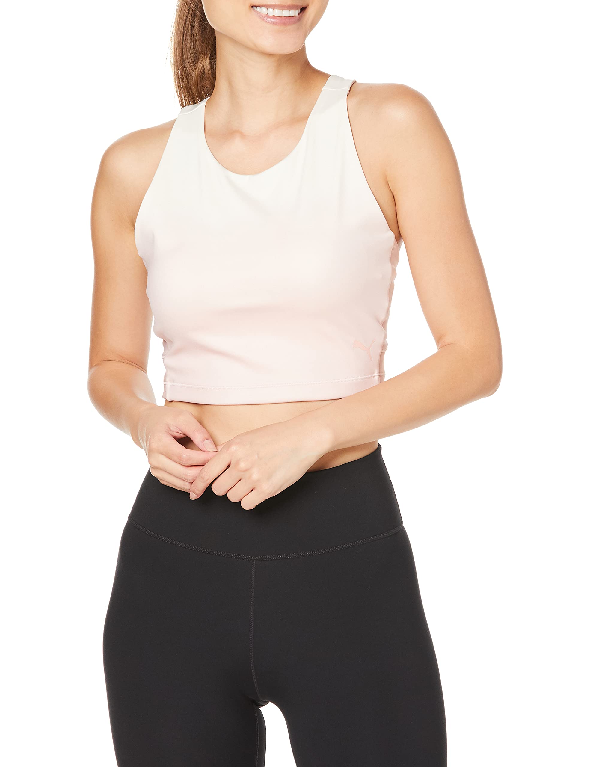 

Sleeveless Studio Wear Yoga STUDIO Racerback Crop Top 521341 21 Color Print S [PUMA] WOMEN S Women s Fall/Winter Lotus/Ivory Glow/Ombre (36)