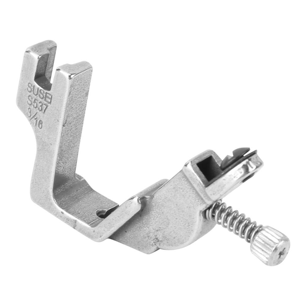 6pcs S537 Elastic Presser Foot All Steel Professional Shirring Presser Foot Heavy Duty Sewing Machine Accessory