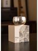 Luxury Year of the Dragon Silver Gilded Tea Cup, Large Capacity for Home or Office