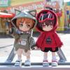 OB11 Clothes Cat Sweatshirt Hoodie Casual Jacket for Obitsu11, Molly, GSC Body, DDF, YMY, 1/12bjd Doll Accessories Toy Coat