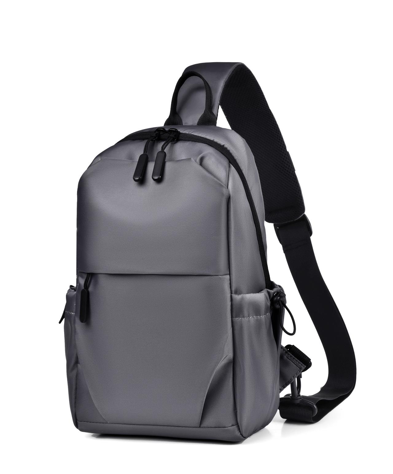 

Men s Large Crossbody Chest Sling Bag for Cycling and Casual Sports сірий колір