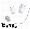 5Pcs Animal Cat Kawaii Cat Squishy Mini Squishies Stress Mochi Squishy Toys Mochi Squishies Stress Mochi Animal Toy Gift For Kid