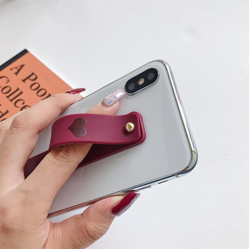 Supporto universale per telefono con fascia da polso, impugnatura per anello di lusso, supporto per smartphone estremamente sottile, staffa con presa incollata