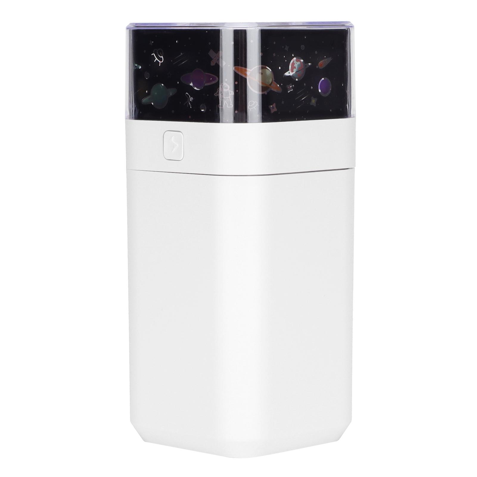 

Starlight Humidifier Ultrasonic LED Night Light Silent 300ml Dual Mode Mini Humidifier with белый